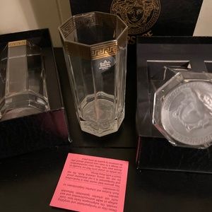 Versace Medusa aperitif glasses (vodka glasses)
